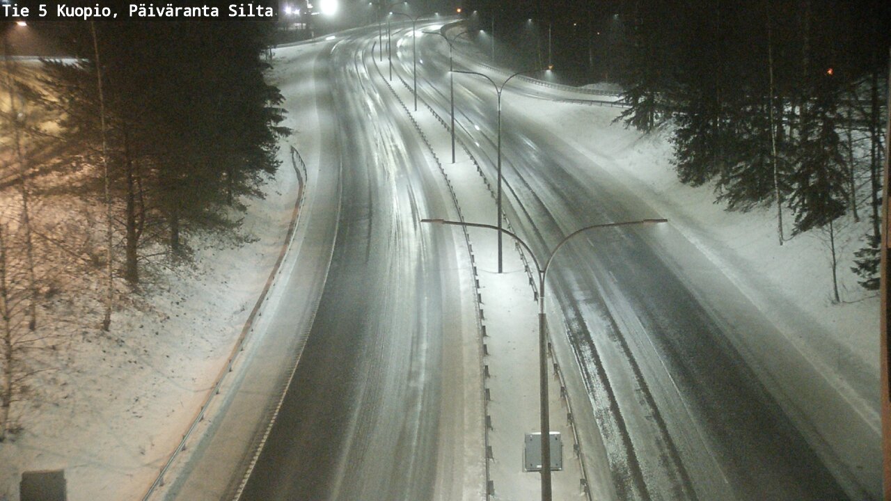 Weather Camera Image Road 5 Kuopio, Päiväranta silta, Kuopio, Pohjois-Savo