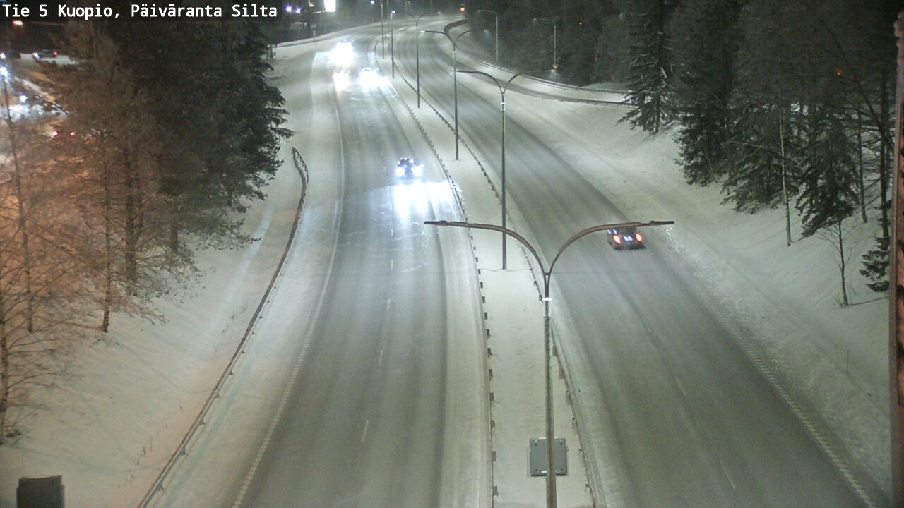 Kelikamerat Kuva Tie 5 Kuopio, Päiväranta silta, Kuopio, Pohjois-Savo