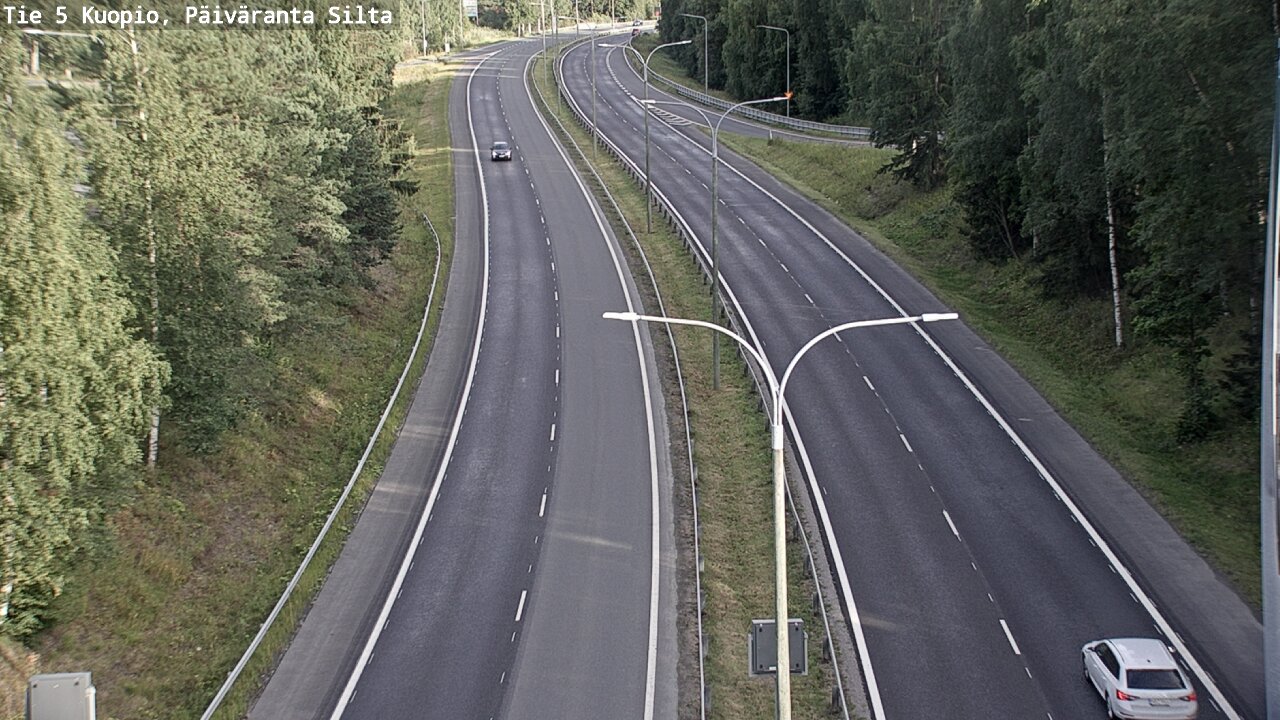 Kelikamerat Kuva Tie 5 Kuopio, Päiväranta silta, Kuopio, Pohjois-Savo