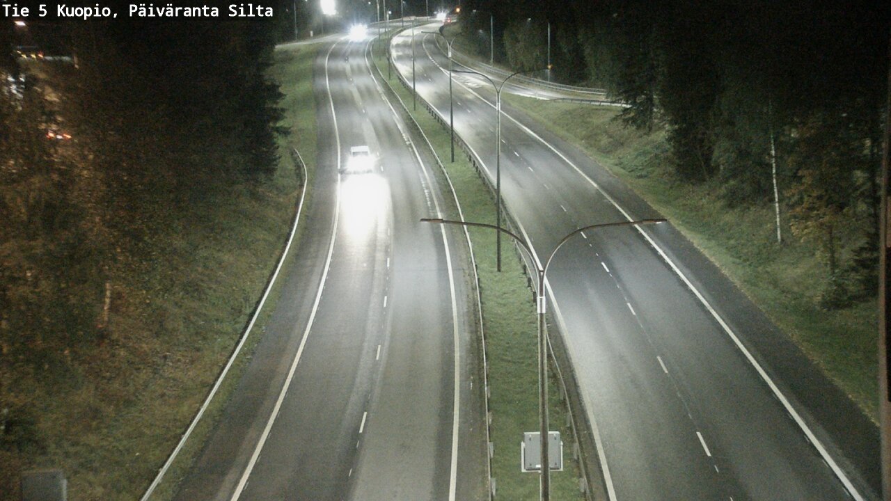 Weather Camera Image Road 5 Kuopio, Päiväranta silta, Kuopio, Pohjois-Savo