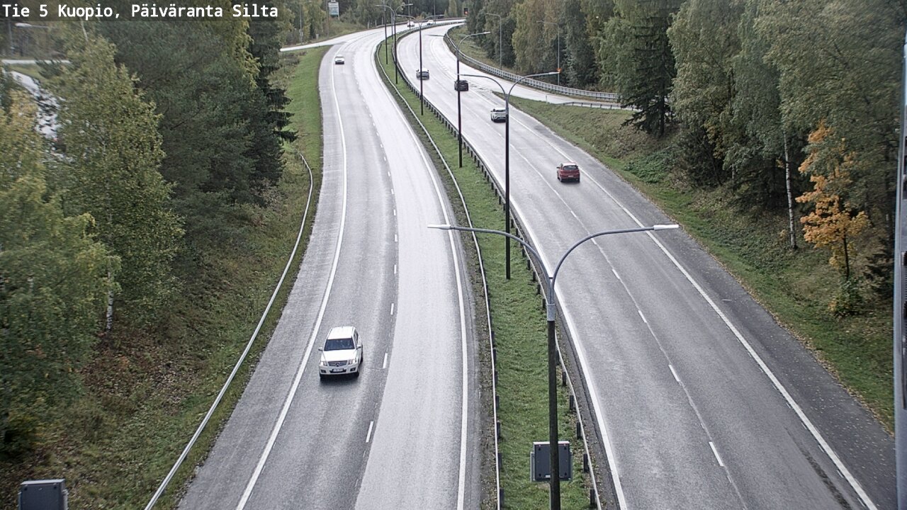 Kelikamerat Kuva Tie 5 Kuopio, Päiväranta silta, Kuopio, Pohjois-Savo
