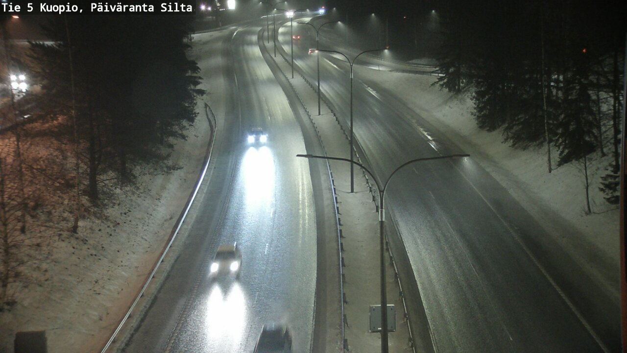 Weather Camera Image Road 5 Kuopio, Päiväranta silta, Kuopio, Pohjois-Savo