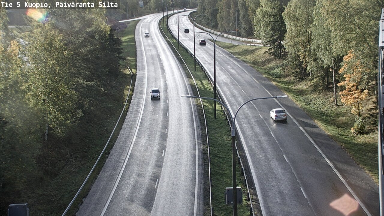 Weather Camera Image Road 5 Kuopio, Päiväranta silta, Kuopio, Pohjois-Savo