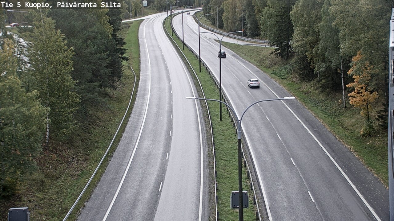 Kelikamerat Kuva Tie 5 Kuopio, Päiväranta silta, Kuopio, Pohjois-Savo