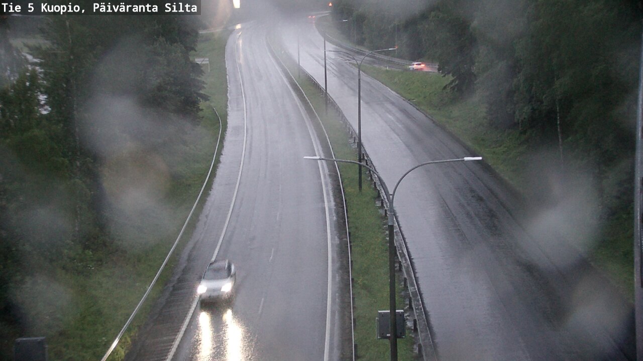 Weather Camera Image Road 5 Kuopio, Päiväranta silta, Kuopio, Pohjois-Savo