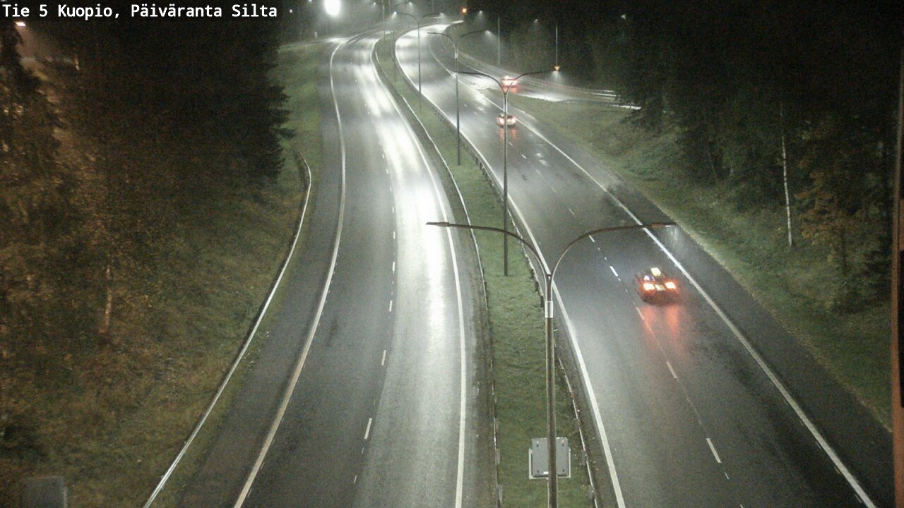 Weather Camera Image Road 5 Kuopio, Päiväranta silta, Kuopio, Pohjois-Savo