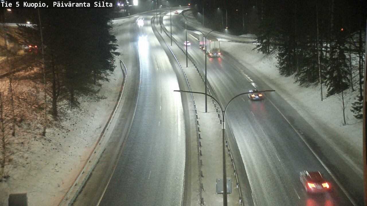 Weather Camera Image Road 5 Kuopio, Päiväranta silta, Kuopio, Pohjois-Savo