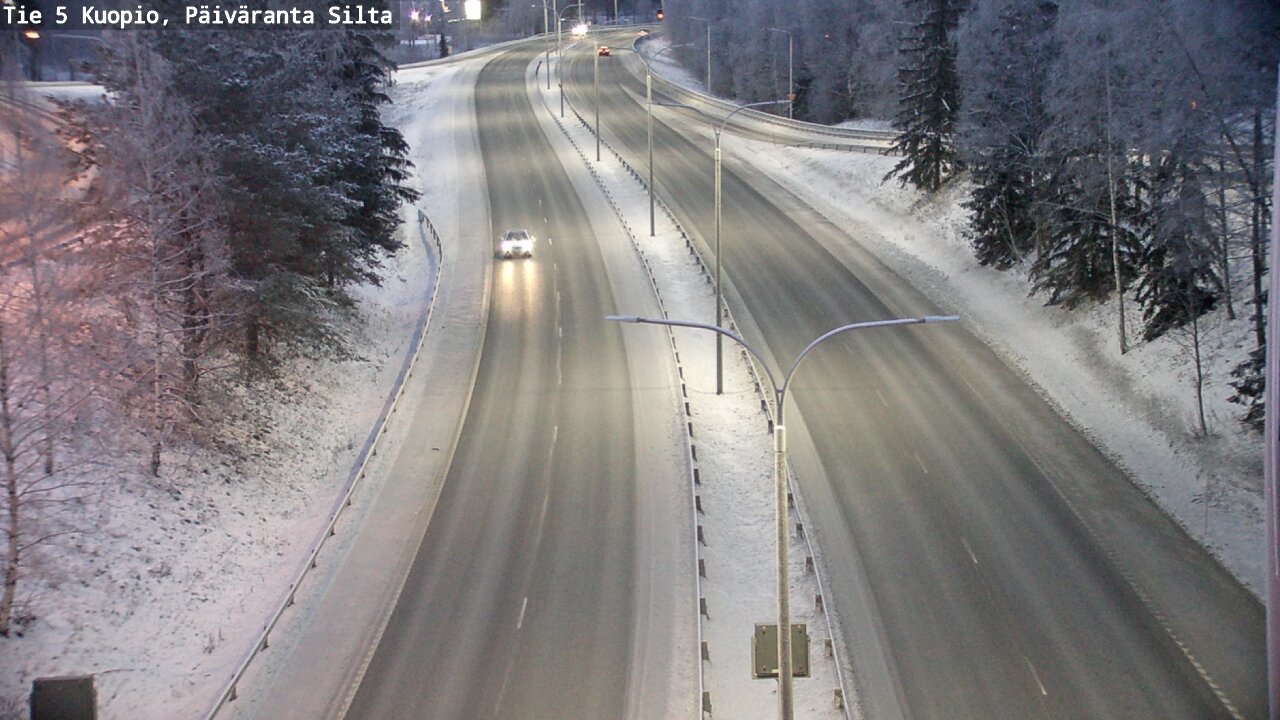 Kelikamerat Kuva Tie 5 Kuopio, Päiväranta silta, Kuopio, Pohjois-Savo