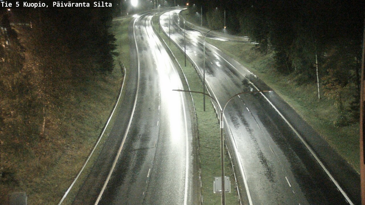 Weather Camera Image Road 5 Kuopio, Päiväranta silta, Kuopio, Pohjois-Savo