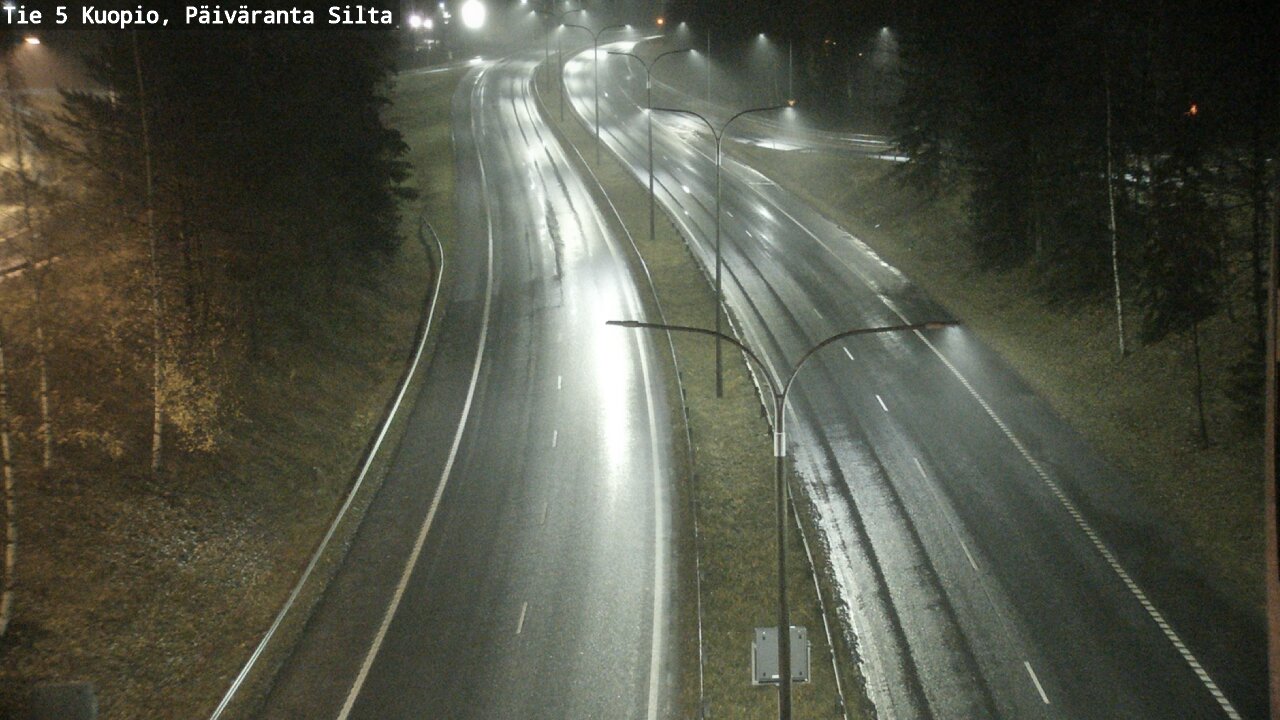Weather Camera Image Road 5 Kuopio, Päiväranta silta, Kuopio, Pohjois-Savo
