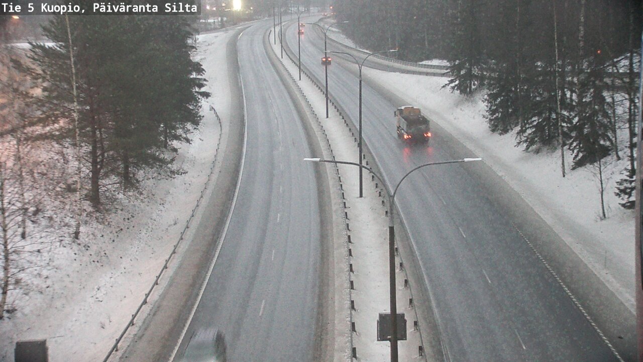 Weather Camera Image Road 5 Kuopio, Päiväranta silta, Kuopio, Pohjois-Savo