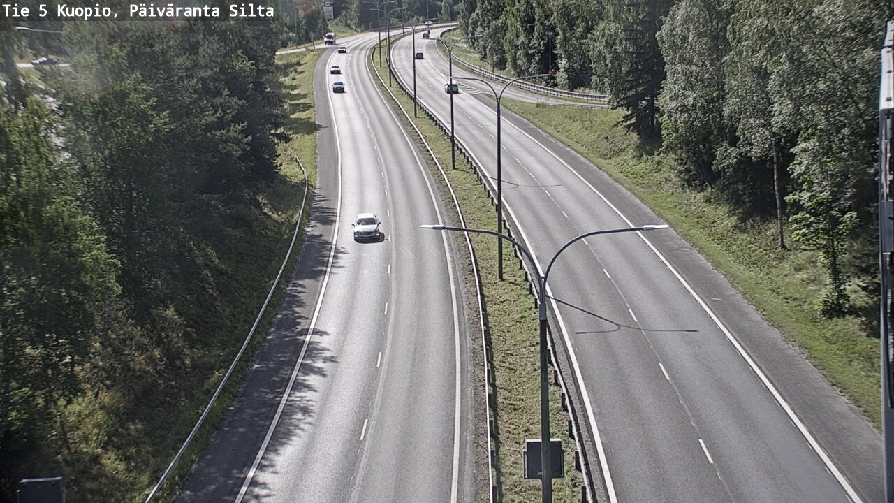 Kelikamerat Kuva Tie 5 Kuopio, Päiväranta silta, Kuopio, Pohjois-Savo