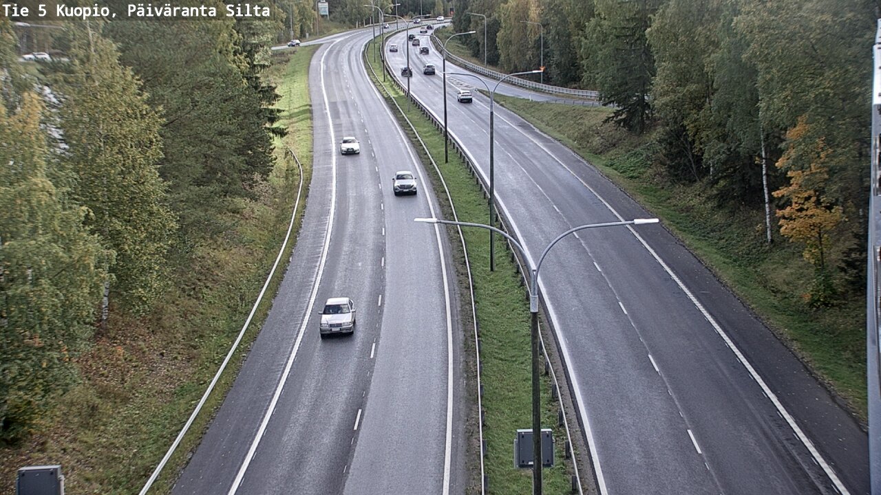Weather Camera Image Road 5 Kuopio, Päiväranta silta, Kuopio, Pohjois-Savo