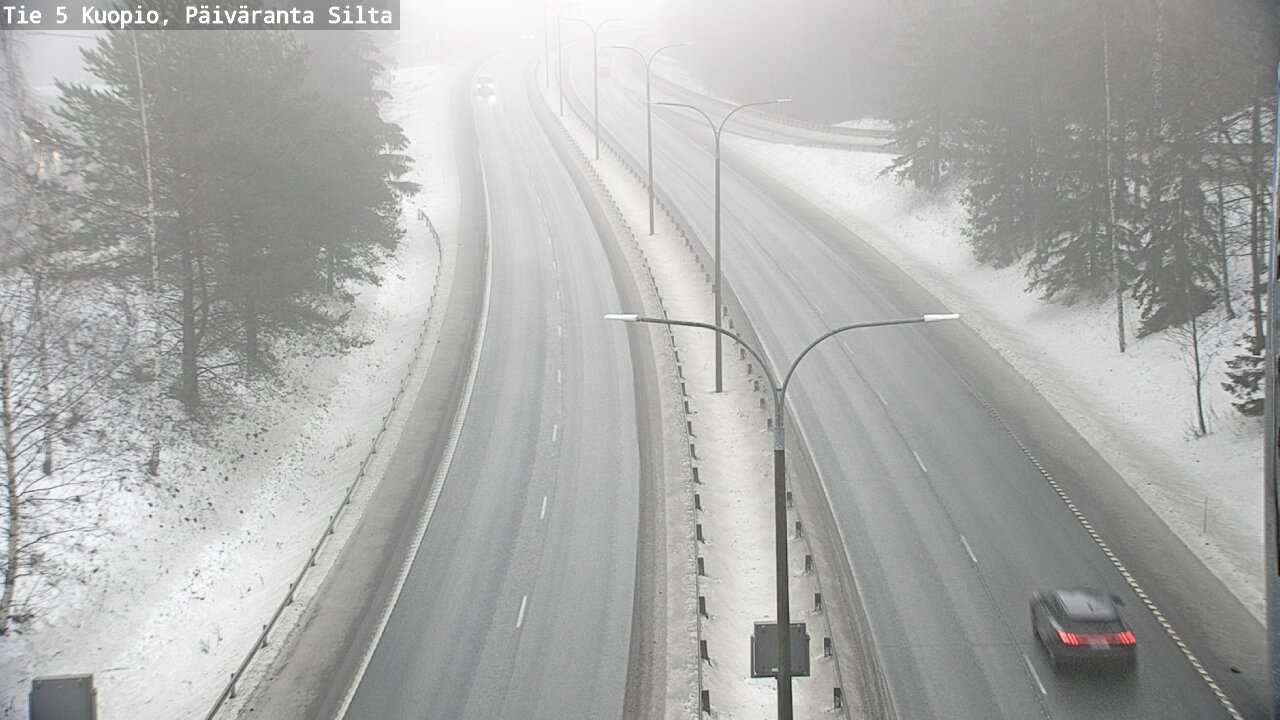 Weather Camera Image Road 5 Kuopio, Päiväranta silta, Kuopio, Pohjois-Savo