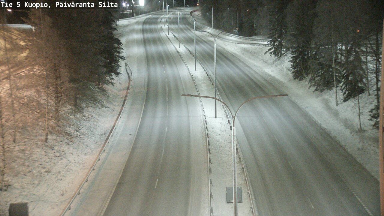 Kelikamerat Kuva Tie 5 Kuopio, Päiväranta silta, Kuopio, Pohjois-Savo