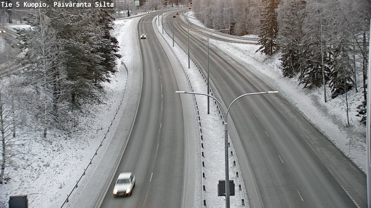 Kelikamerat Kuva Tie 5 Kuopio, Päiväranta silta, Kuopio, Pohjois-Savo