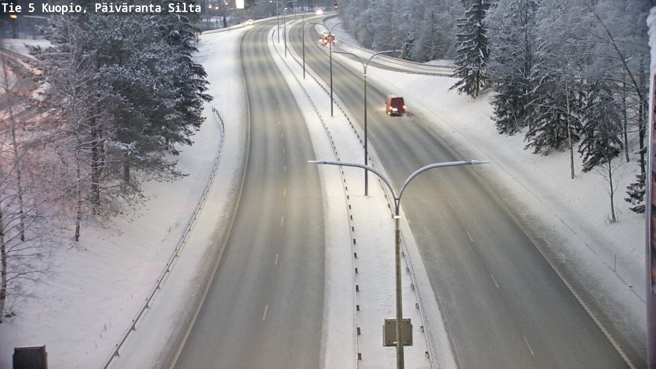 Weather Camera Image Väg 5 Kuopio, Päiväranta silta, Kuopio, Pohjois-Savo