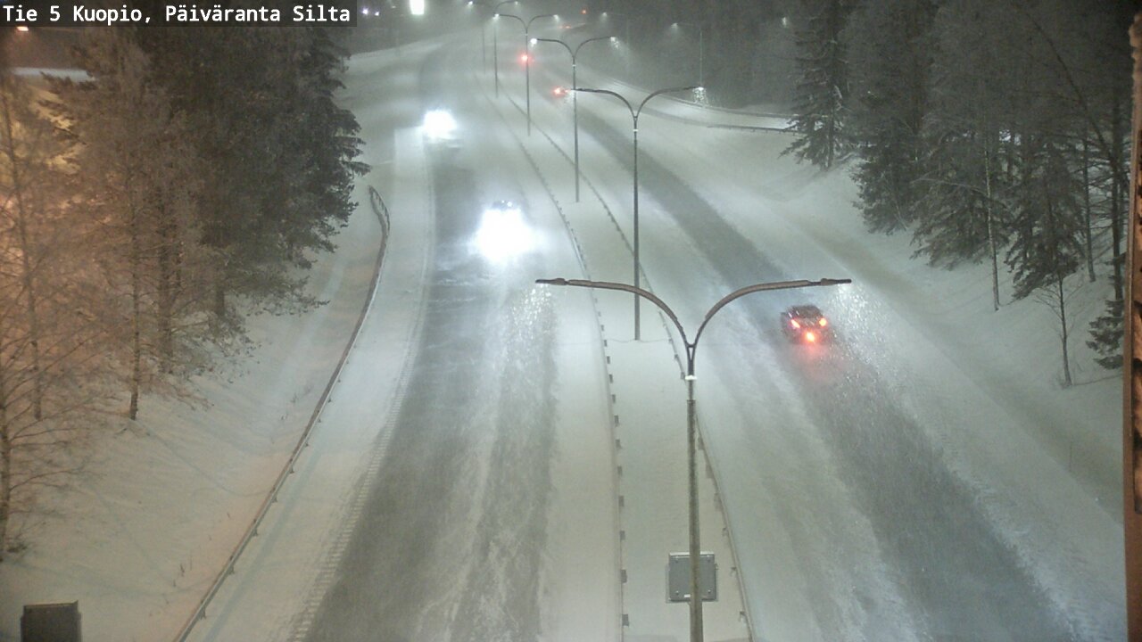 Kelikamerat Kuva Tie 5 Kuopio, Päiväranta silta, Kuopio, Pohjois-Savo