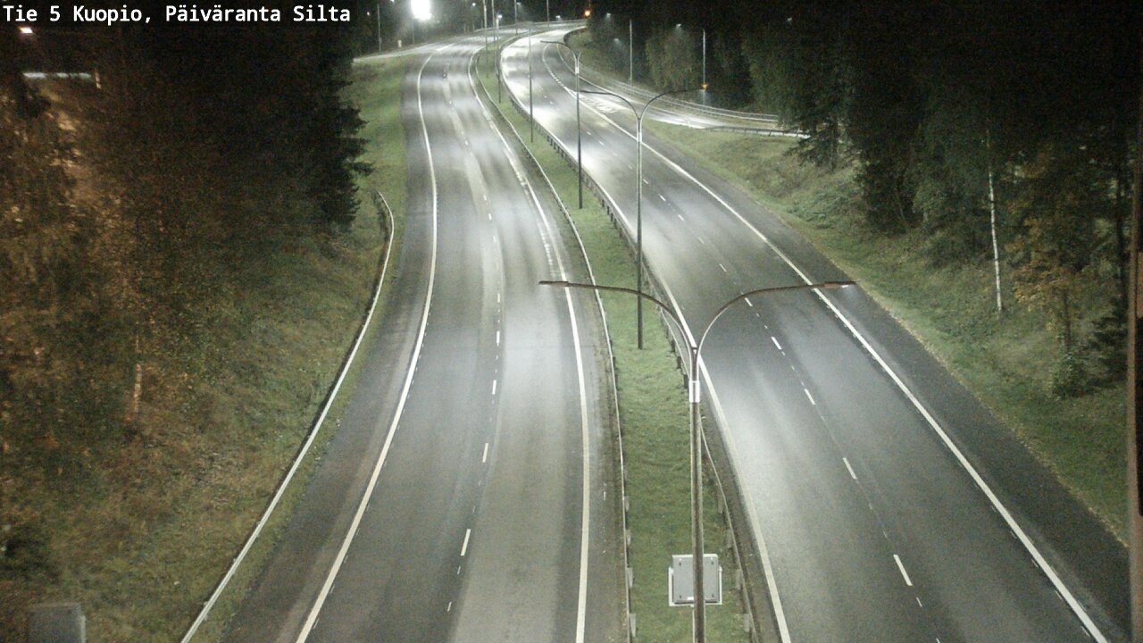 Weather Camera Image Road 5 Kuopio, Päiväranta silta, Kuopio, Pohjois-Savo