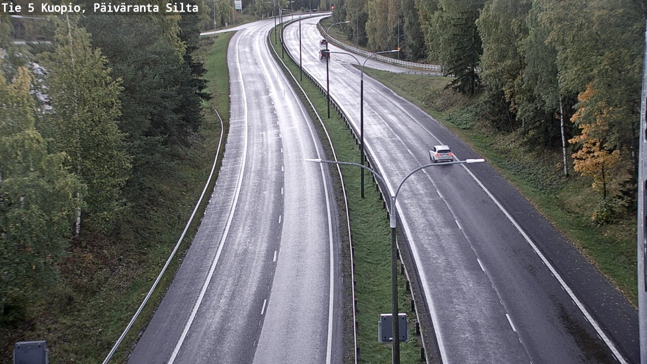 Weather Camera Image Road 5 Kuopio, Päiväranta silta, Kuopio, Pohjois-Savo