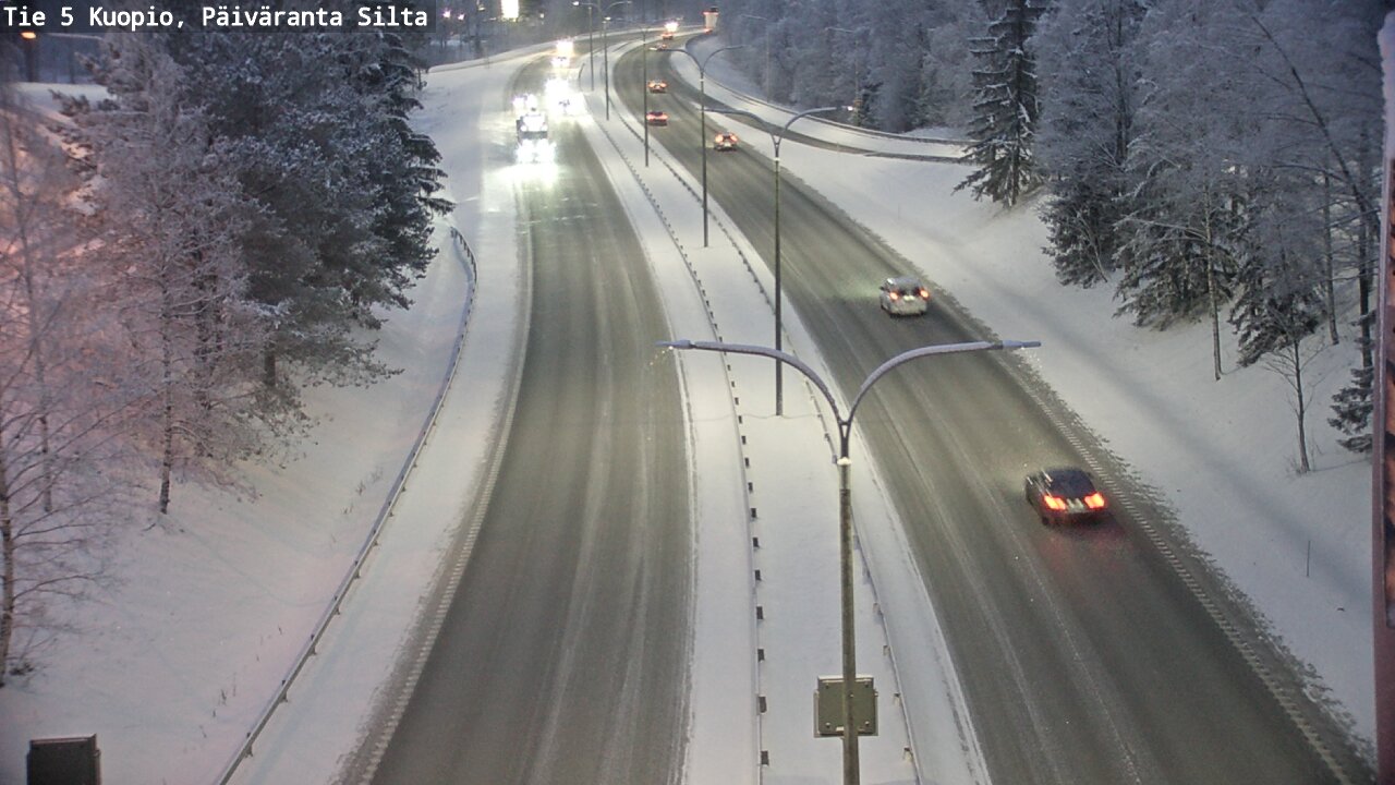 Kelikamerat Kuva Tie 5 Kuopio, Päiväranta silta, Kuopio, Pohjois-Savo