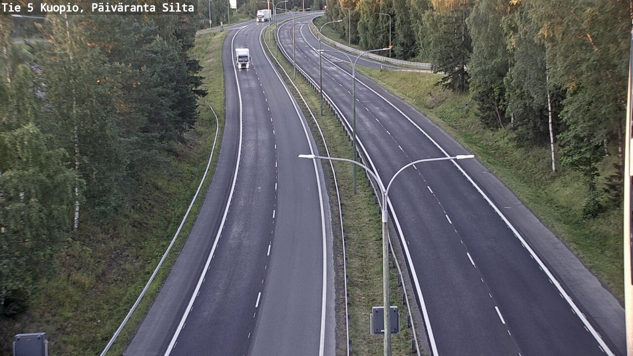 Kelikamerat Kuva Tie 5 Kuopio, Päiväranta silta, Kuopio, Pohjois-Savo