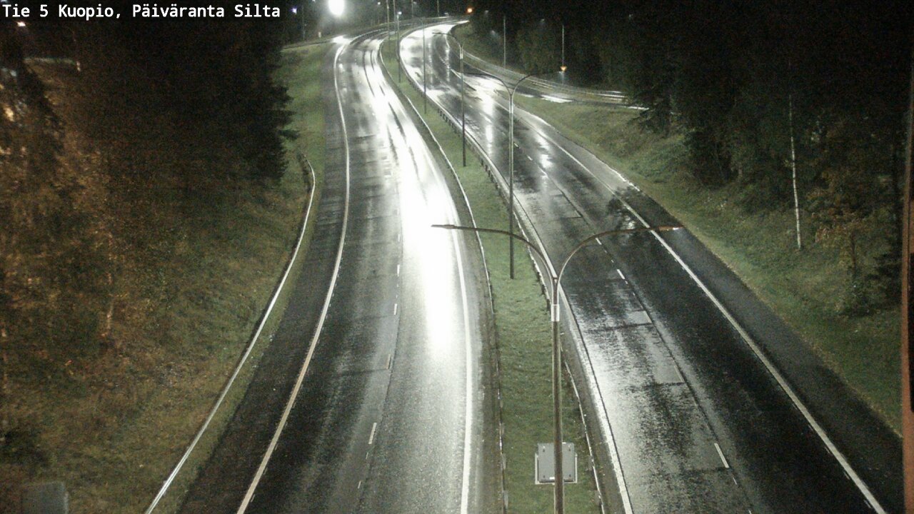 Weather Camera Image Road 5 Kuopio, Päiväranta silta, Kuopio, Pohjois-Savo