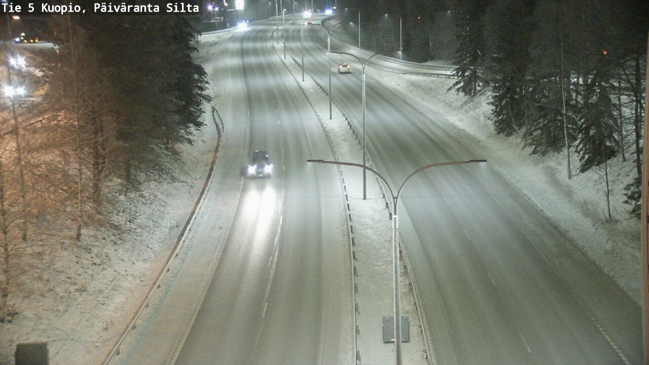 Kelikamerat Kuva Tie 5 Kuopio, Päiväranta silta, Kuopio, Pohjois-Savo