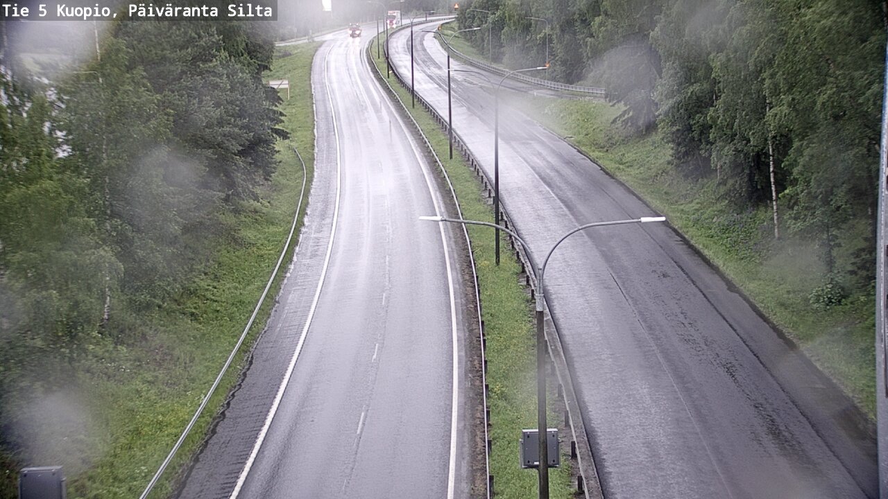Weather Camera Image Road 5 Kuopio, Päiväranta silta, Kuopio, Pohjois-Savo