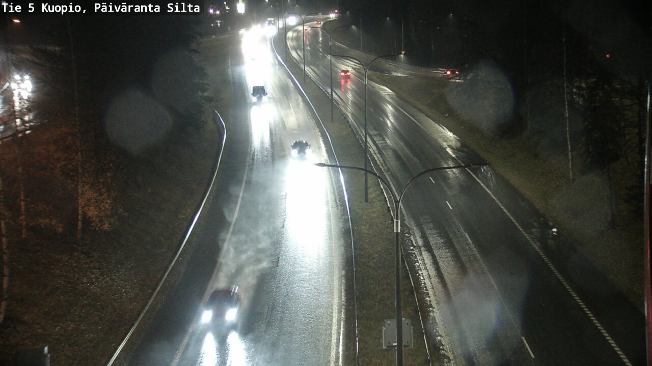 Weather Camera Image Väg 5 Kuopio, Päiväranta silta, Kuopio, Pohjois-Savo