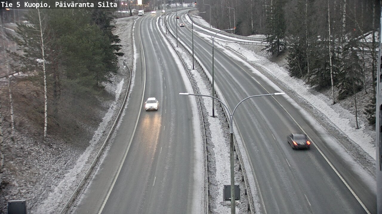 Kelikamerat Kuva Tie 5 Kuopio, Päiväranta silta, Kuopio, Pohjois-Savo