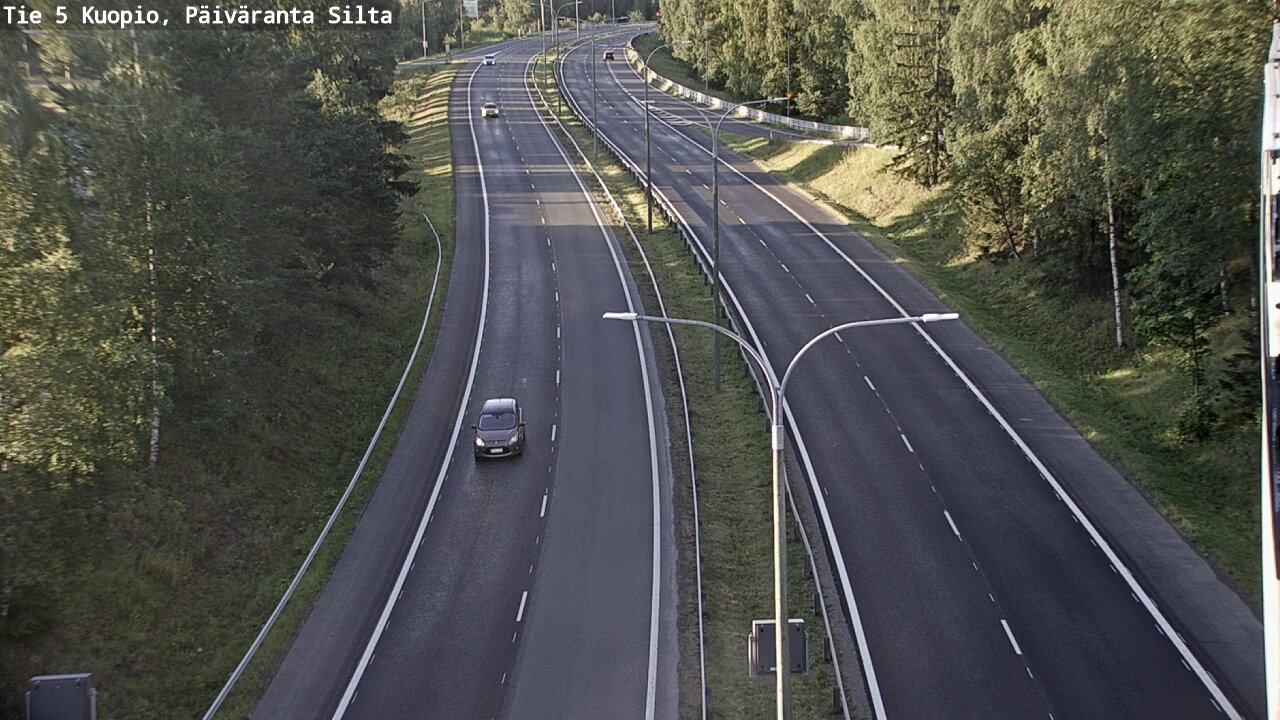 Kelikamerat Kuva Tie 5 Kuopio, Päiväranta silta, Kuopio, Pohjois-Savo