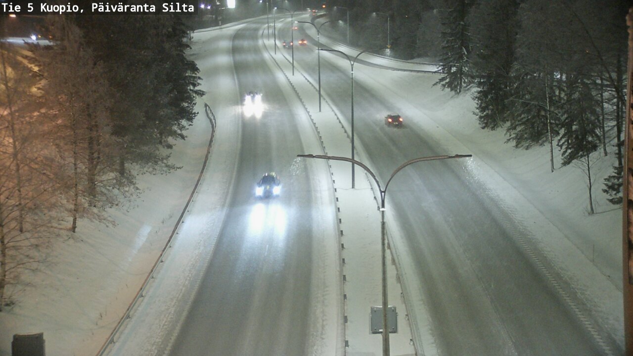 Kelikamerat Kuva Tie 5 Kuopio, Päiväranta silta, Kuopio, Pohjois-Savo