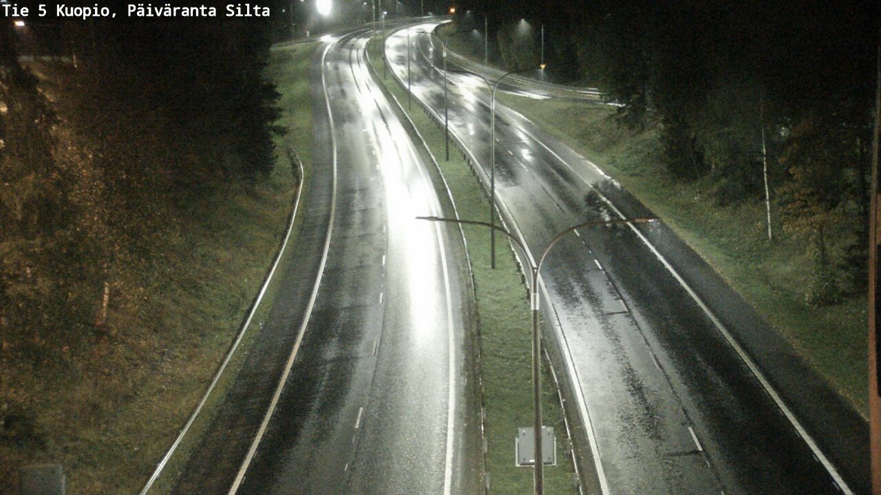 Weather Camera Image Road 5 Kuopio, Päiväranta silta, Kuopio, Pohjois-Savo