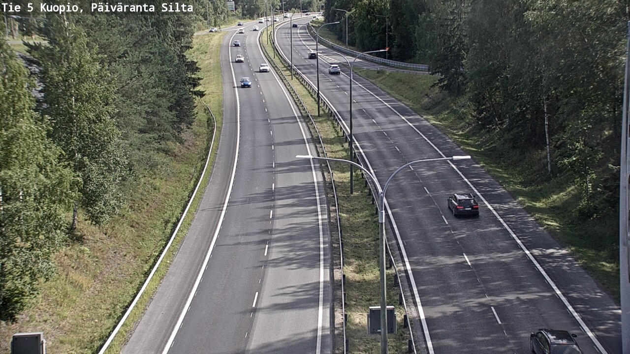 Kelikamerat Kuva Tie 5 Kuopio, Päiväranta silta, Kuopio, Pohjois-Savo