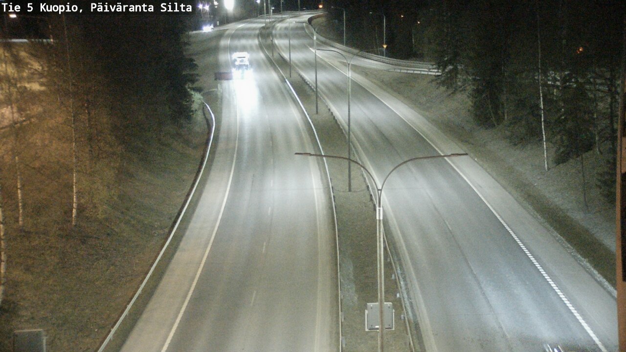 Weather Camera Image Väg 5 Kuopio, Päiväranta silta, Kuopio, Pohjois-Savo