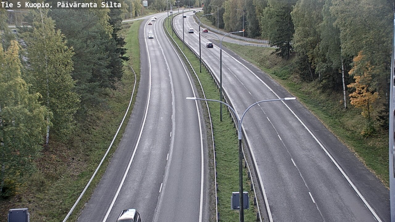 Kelikamerat Kuva Tie 5 Kuopio, Päiväranta silta, Kuopio, Pohjois-Savo
