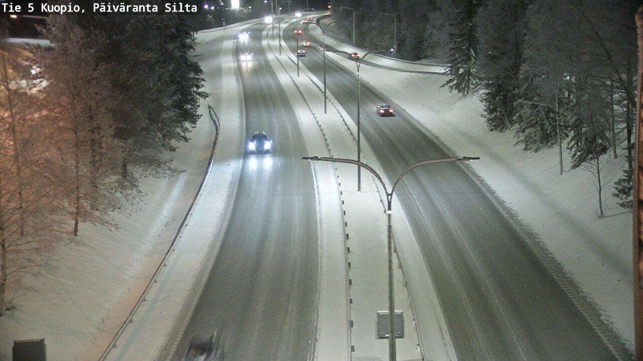 Kelikamerat Kuva Tie 5 Kuopio, Päiväranta silta, Kuopio, Pohjois-Savo