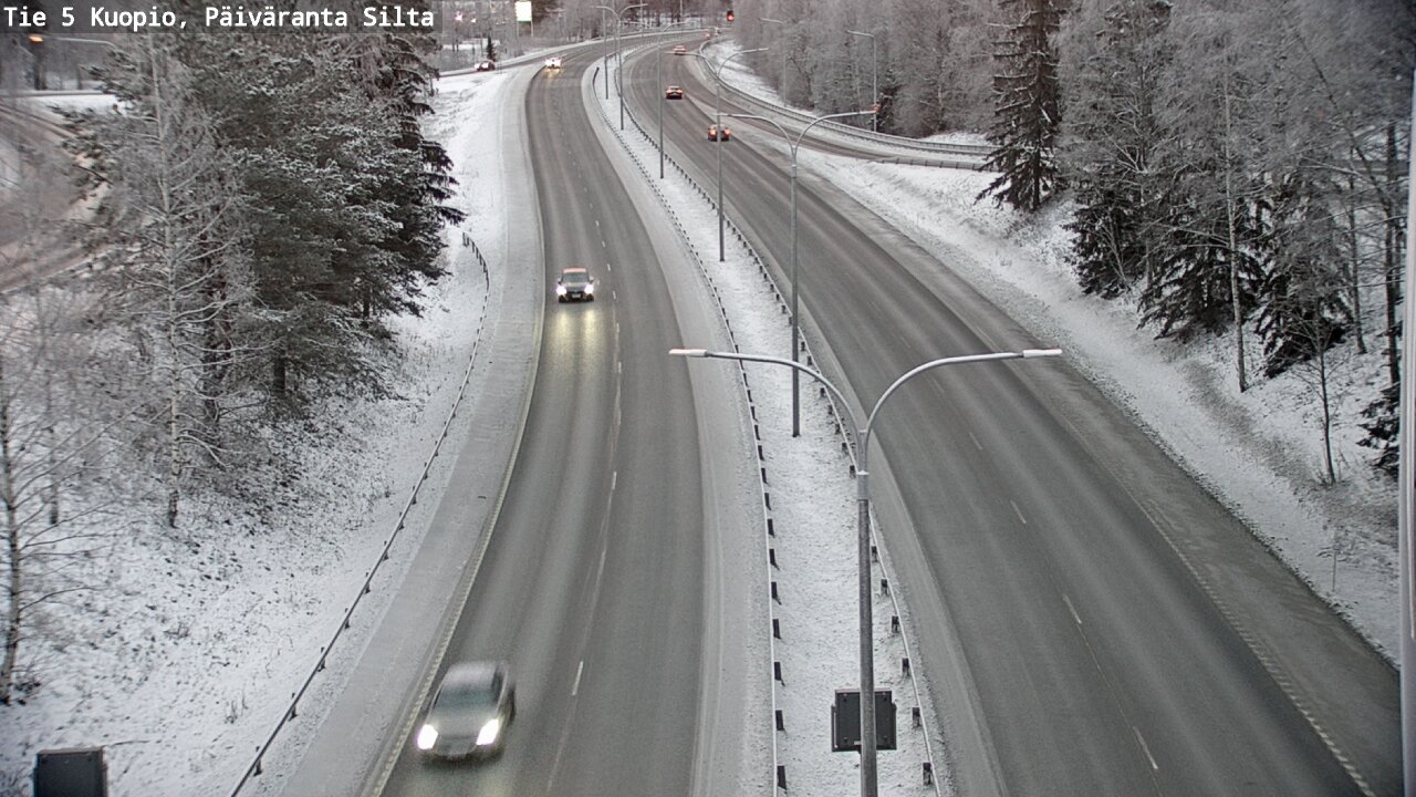 Kelikamerat Kuva Tie 5 Kuopio, Päiväranta silta, Kuopio, Pohjois-Savo