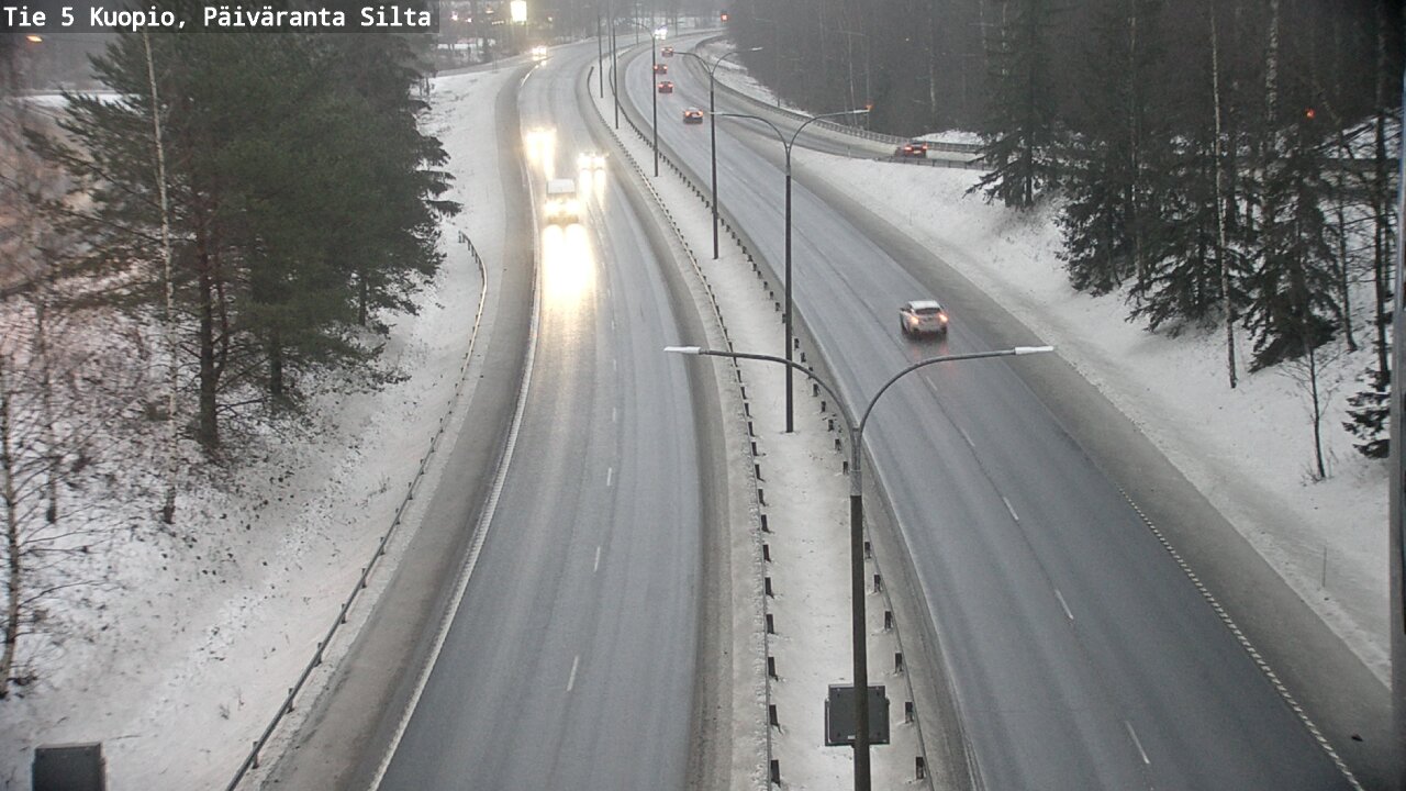 Weather Camera Image Road 5 Kuopio, Päiväranta silta, Kuopio, Pohjois-Savo
