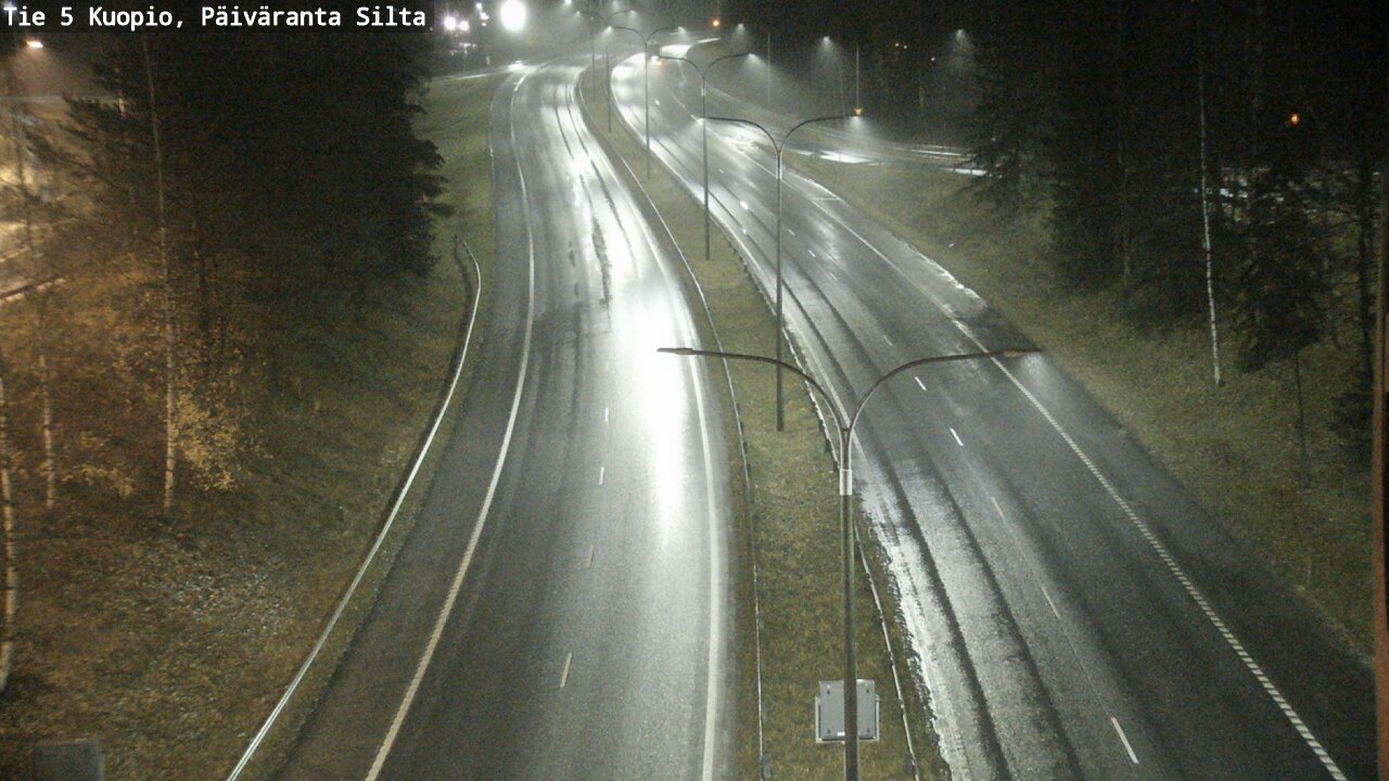 Weather Camera Image Road 5 Kuopio, Päiväranta silta, Kuopio, Pohjois-Savo