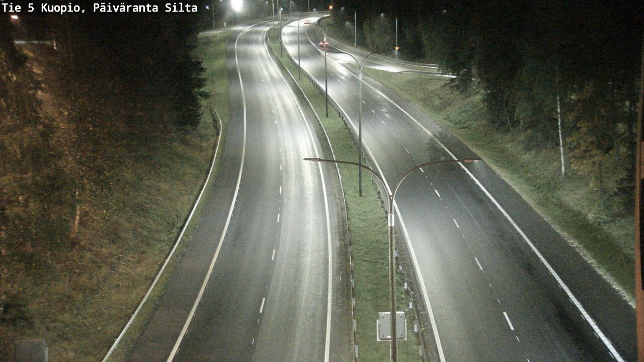 Weather Camera Image Road 5 Kuopio, Päiväranta silta, Kuopio, Pohjois-Savo