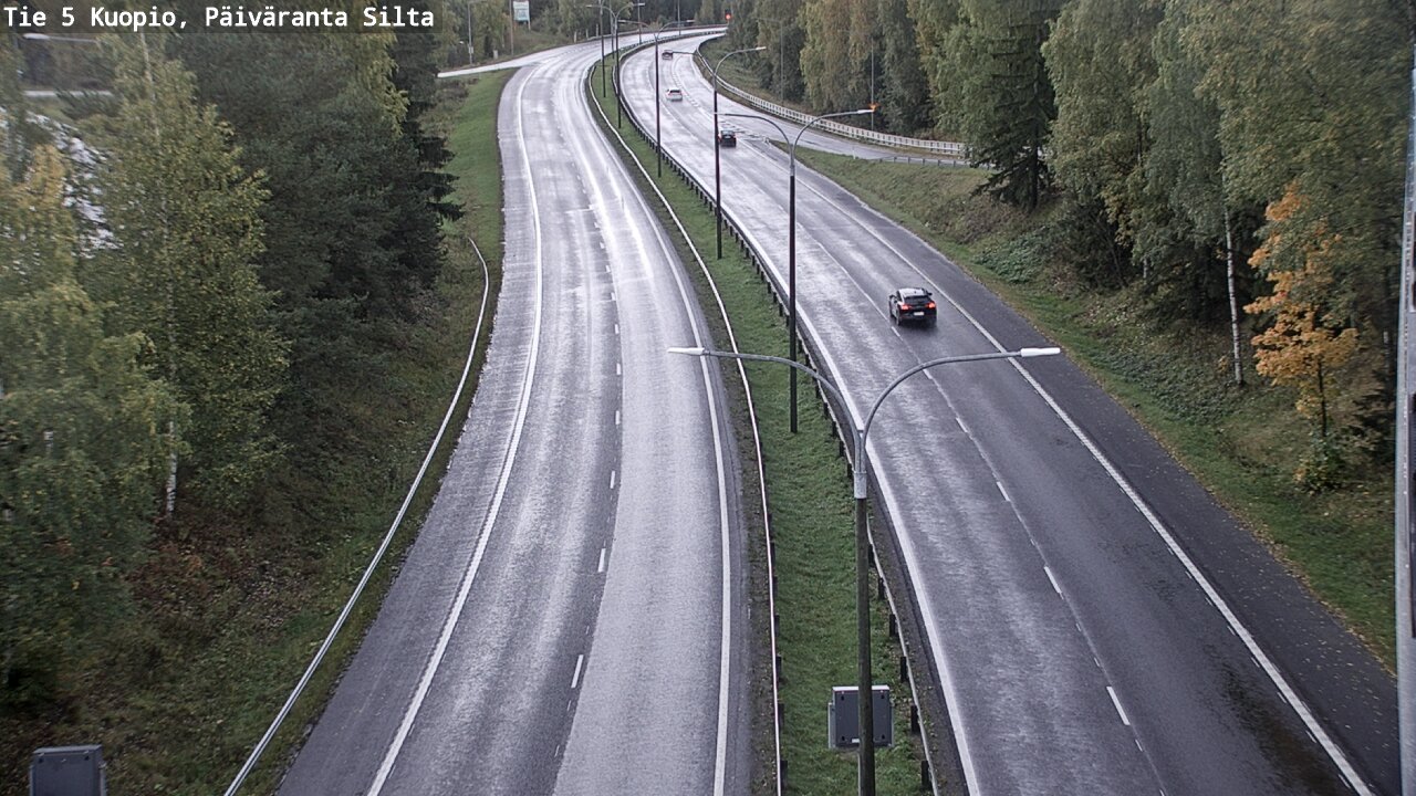 Weather Camera Image Road 5 Kuopio, Päiväranta silta, Kuopio, Pohjois-Savo