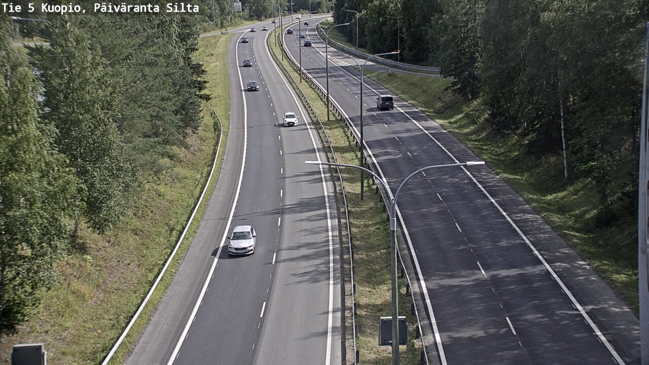Kelikamerat Kuva Tie 5 Kuopio, Päiväranta silta, Kuopio, Pohjois-Savo