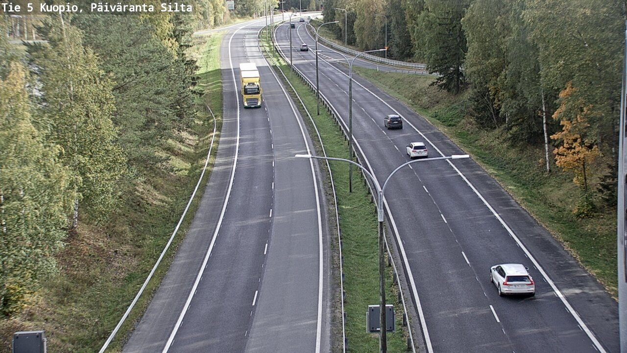 Kelikamerat Kuva Tie 5 Kuopio, Päiväranta silta, Kuopio, Pohjois-Savo