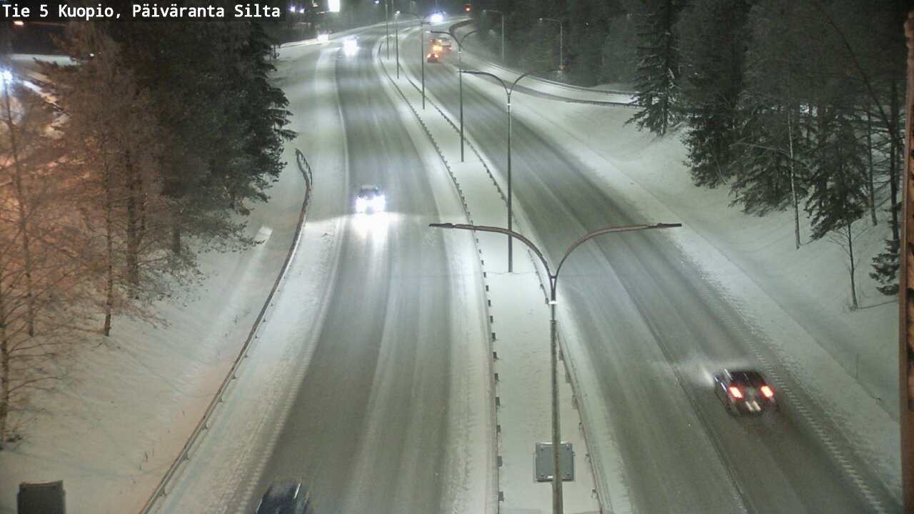 Kelikamerat Kuva Tie 5 Kuopio, Päiväranta silta, Kuopio, Pohjois-Savo