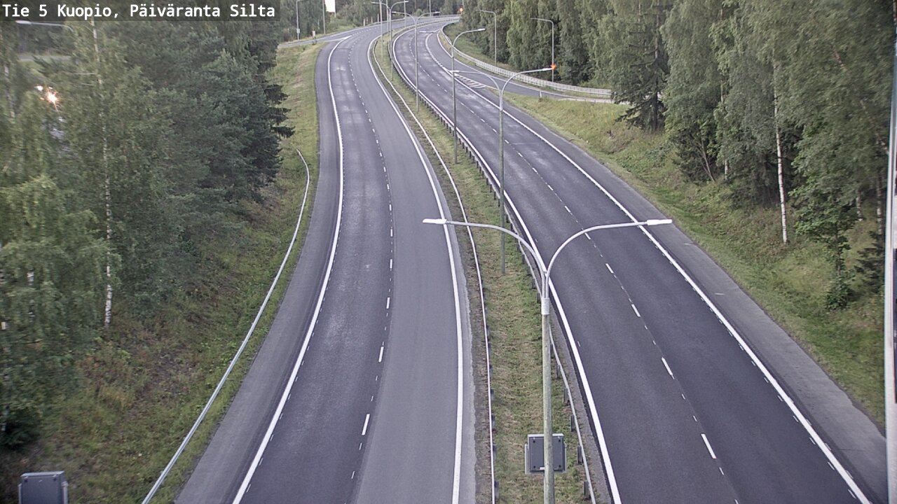 Kelikamerat Kuva Tie 5 Kuopio, Päiväranta silta, Kuopio, Pohjois-Savo