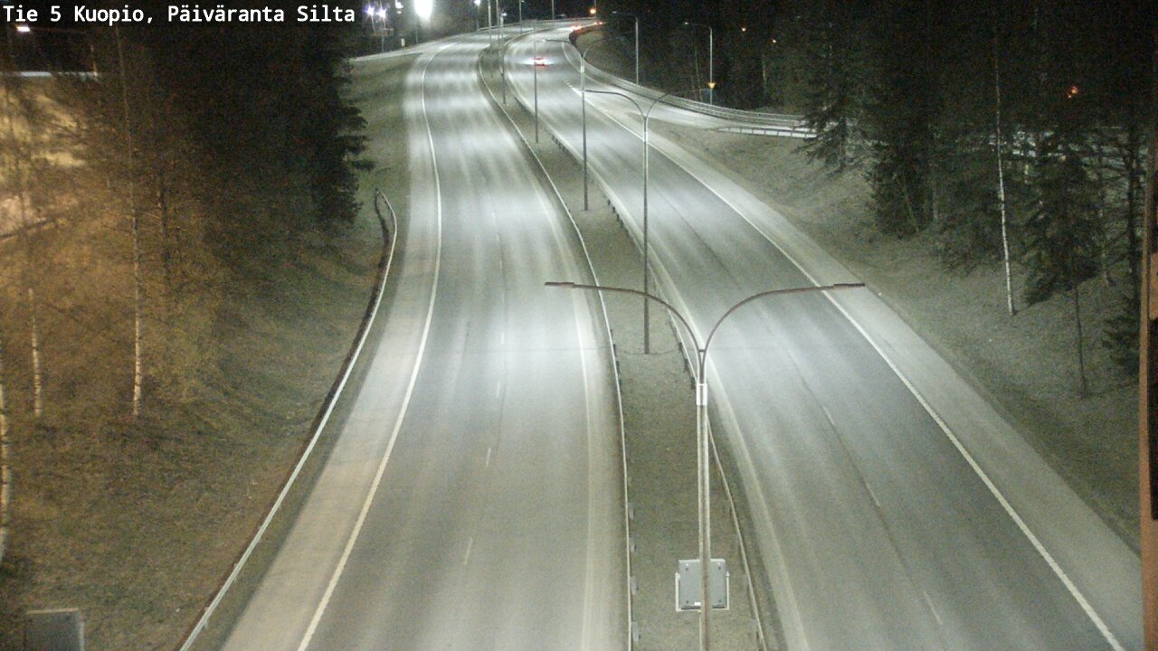 Weather Camera Image Väg 5 Kuopio, Päiväranta silta, Kuopio, Pohjois-Savo