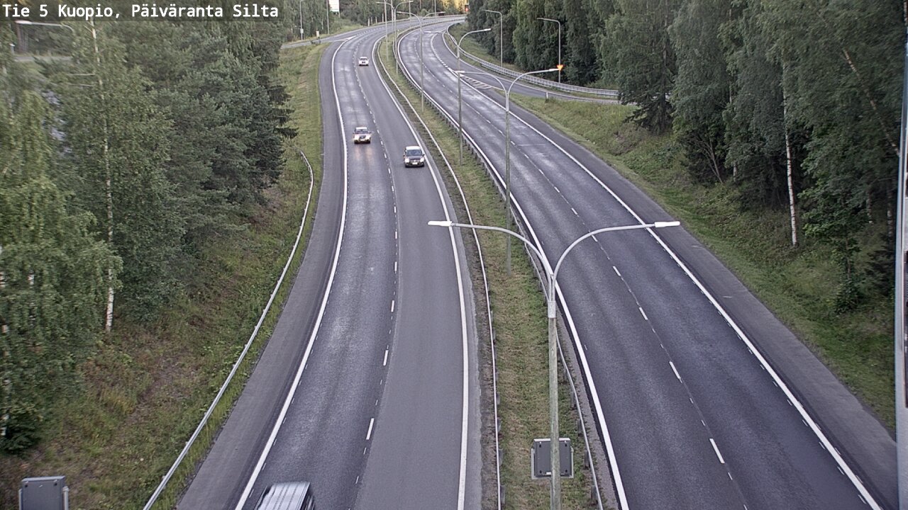 Kelikamerat Kuva Tie 5 Kuopio, Päiväranta silta, Kuopio, Pohjois-Savo