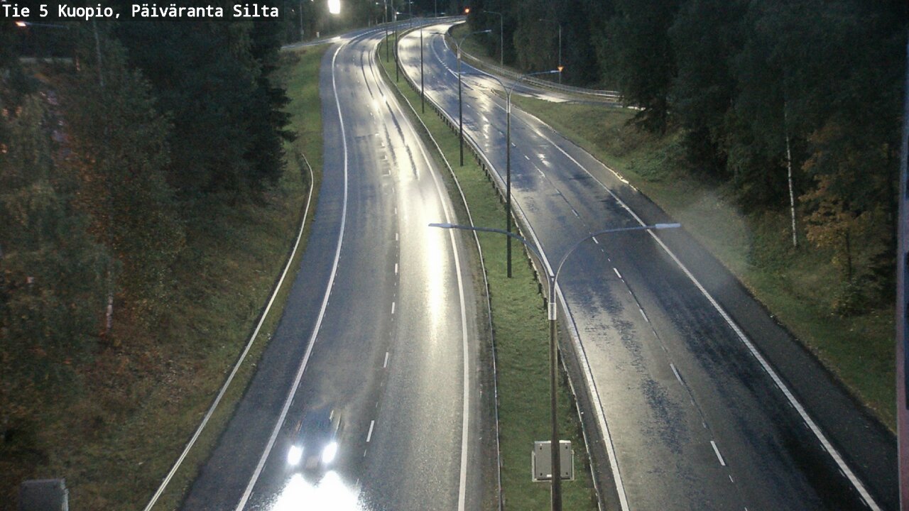 Weather Camera Image Road 5 Kuopio, Päiväranta silta, Kuopio, Pohjois-Savo